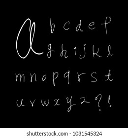 Vector fonts / Handwritten calligraphy