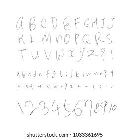 Vector fonts / Handwritten calligraphy