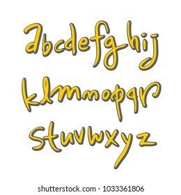 Vector fonts / Handwritten calligraphy