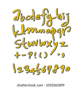 Vector fonts / Handwritten calligraphy