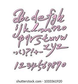 Vector fonts / Handwritten calligraphy