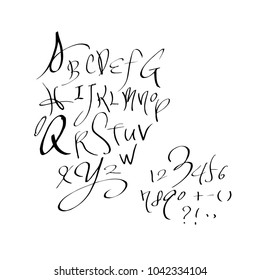 Vector fonts / Handwritten calligraphy