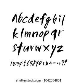 Vector fonts / Handwritten calligraphy 