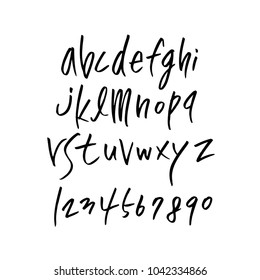 Vector fonts / Handwritten calligraphy 