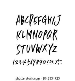 Vector fonts / Handwritten calligraphy 