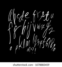 Vector fonts / Handwritten calligraphy
