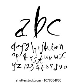 Vector fonts / Handwritten calligraphy 