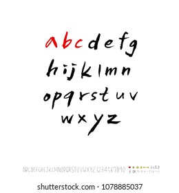 Vector fonts / Handwritten calligraphy 