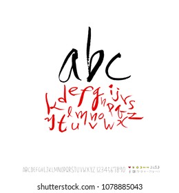 Vector fonts / Handwritten calligraphy 