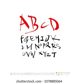 Vector fonts / Handwritten calligraphy 