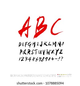 Vector fonts / Handwritten calligraphy 
