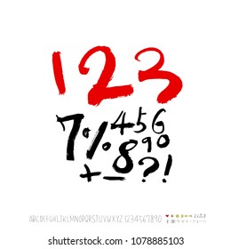 Vector fonts / Handwritten calligraphy 