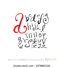 Vector fonts / Handwritten calligraphy 