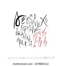 Vector fonts / Handwritten calligraphy 