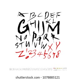 Vector fonts / Handwritten calligraphy 