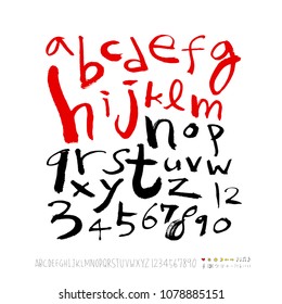 Vector fonts / Handwritten calligraphy 