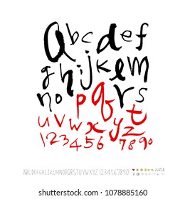 Vector fonts / Handwritten calligraphy 