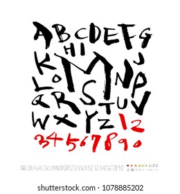 Vector fonts / Handwritten calligraphy 