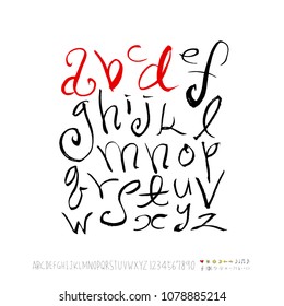 Vector fonts / Handwritten calligraphy 