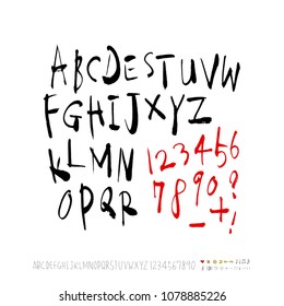 Vector fonts / Handwritten calligraphy 