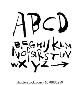 Vector fonts / Handwritten calligraphy 