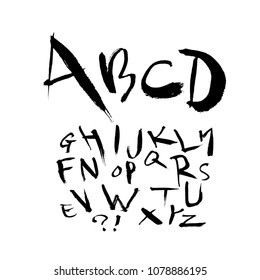 Vector fonts / Handwritten calligraphy 