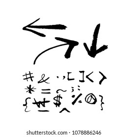 Vector fonts / Handwritten calligraphy 
