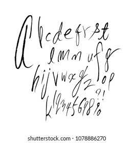 Vector fonts / Handwritten calligraphy 