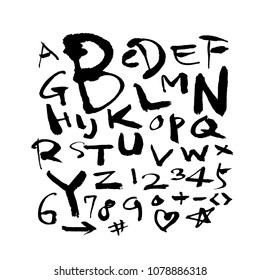 Vector fonts / Handwritten calligraphy 