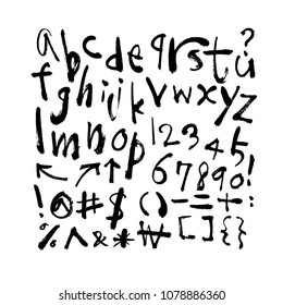 Vector fonts / Handwritten calligraphy 