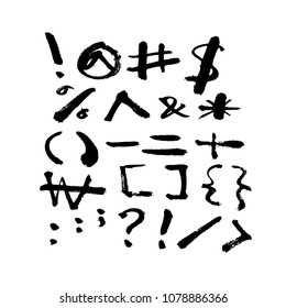 Vector fonts / Handwritten calligraphy 