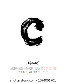 Vector fonts / Handwritten calligraphy 