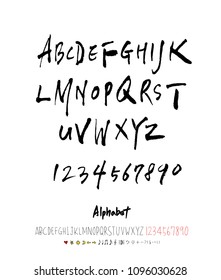 Vector fonts / Handwritten calligraphy 