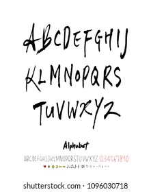 Vector fonts / Handwritten calligraphy 