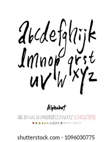 Vector fonts / Handwritten calligraphy 