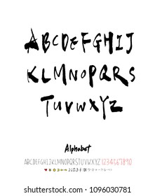 Vector fonts / Handwritten calligraphy 
