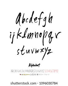Vector fonts / Handwritten calligraphy 