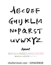 Vector fonts / Handwritten calligraphy 
