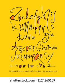 Vector fonts / Handwritten calligraphy 