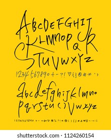 Vector fonts / Handwritten calligraphy 