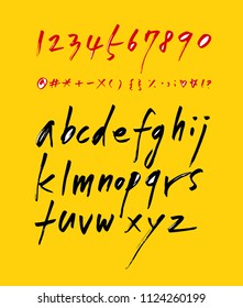Vector fonts / Handwritten calligraphy 