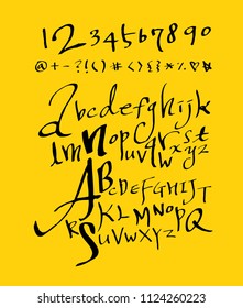 Vector fonts / Handwritten calligraphy 