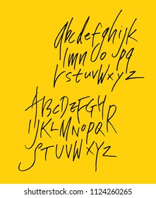 Vector fonts / Handwritten calligraphy 