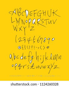 Vector fonts / Handwritten calligraphy 