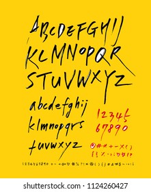 Vector fonts / Handwritten calligraphy 