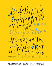 Vector fonts / Handwritten calligraphy 