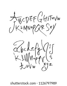 Vector fonts / Handwritten calligraphy