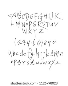 Vector fonts / Handwritten calligraphy