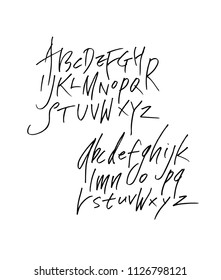 Vector fonts / Handwritten calligraphy