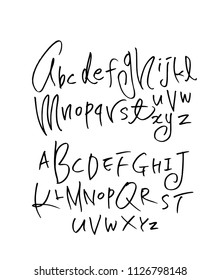 Vector fonts / Handwritten calligraphy